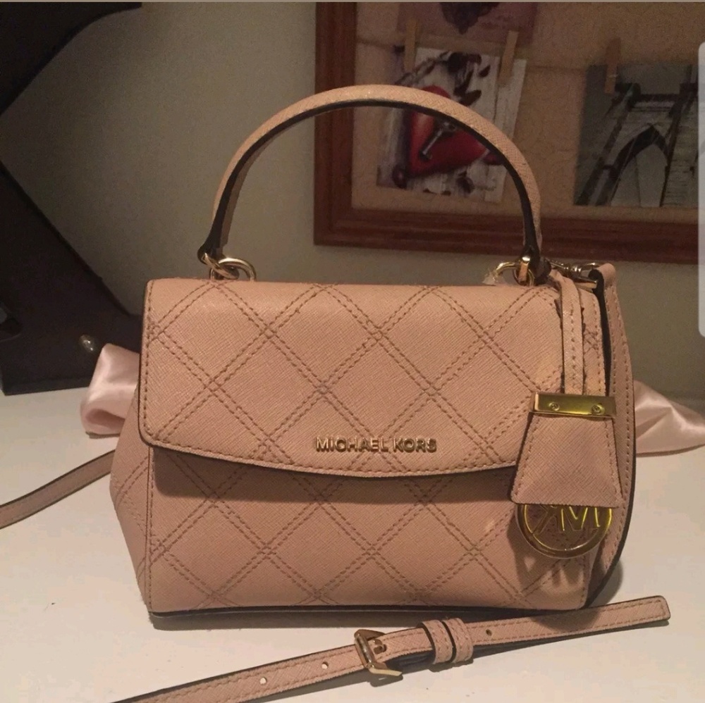 Michael Kors Ava Extra Small Saffiano Leather Cros